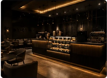 منطقة القهوة في VORX LOUNGE